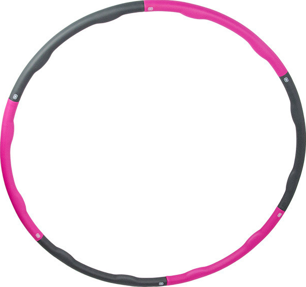 Schwarz-pinker Hula-Hoop-Reifen für Fitnessübungen
