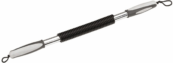 Fitnessgerät Resistance Bar mit Federkern und ergonomischen Griffen zur Muskelstärkung