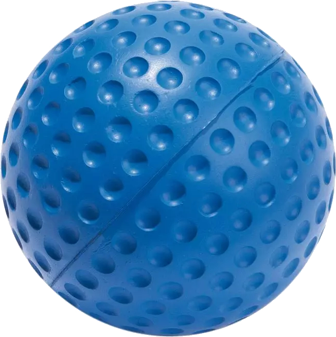 Blauer Noppenball für Massage und Fitnessübungen
