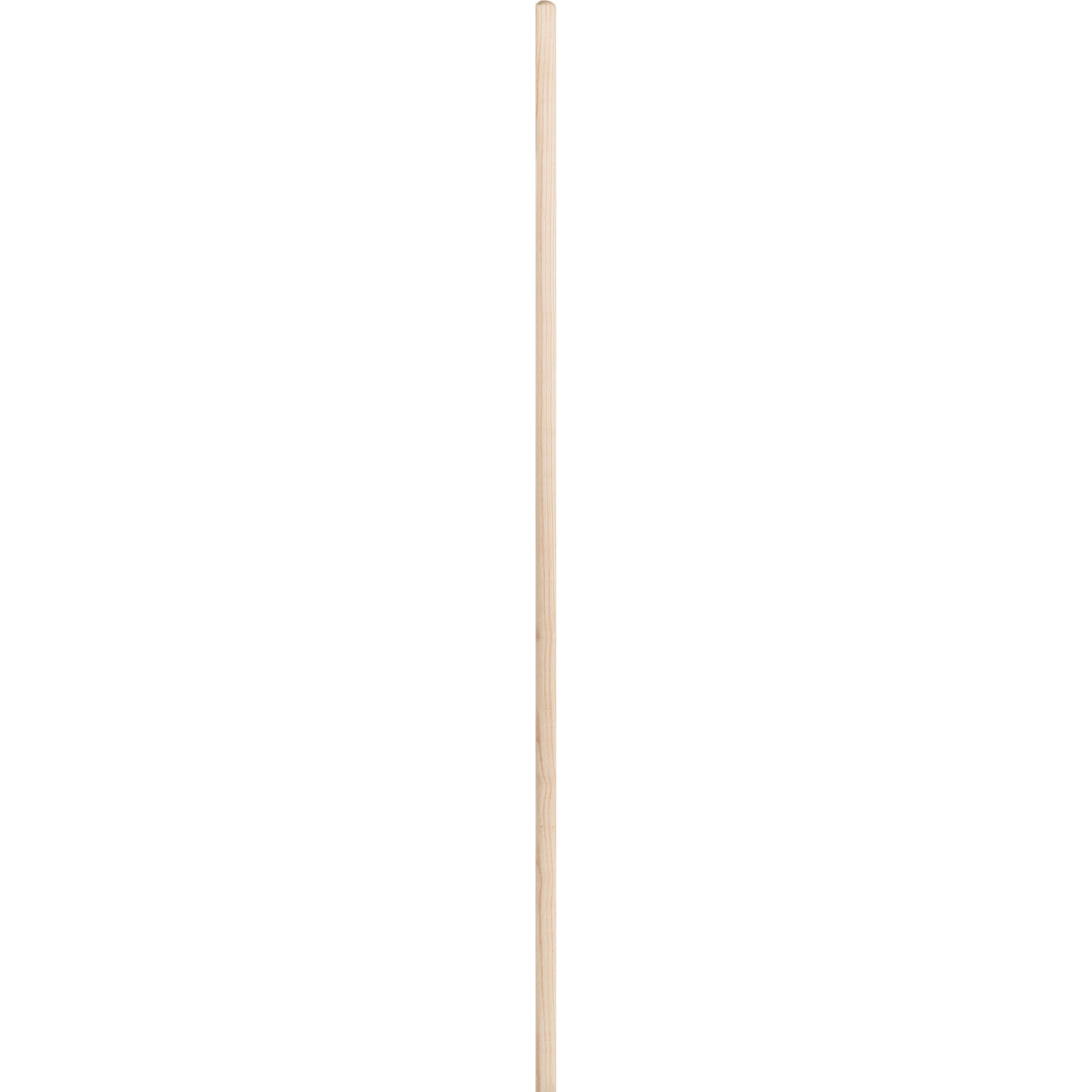 Ein langer, glatter Holzstiel, 140 cm, geeignet für Besen oder Gartengeräte