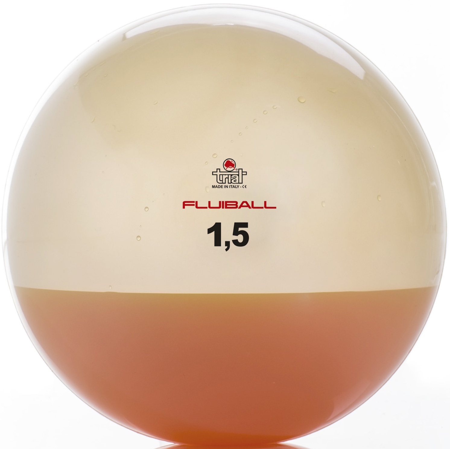 Fluiball Fitnessball mit 1,5 kg Gewicht, ideal für innovative Trainingsmethoden