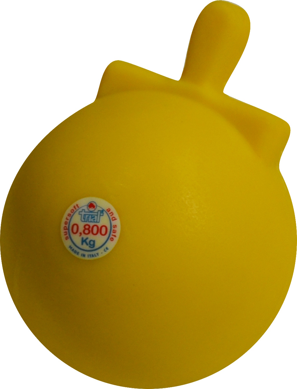 Gälbe Spielball mit Griff, ideal zum Spielen, 0,8 kg