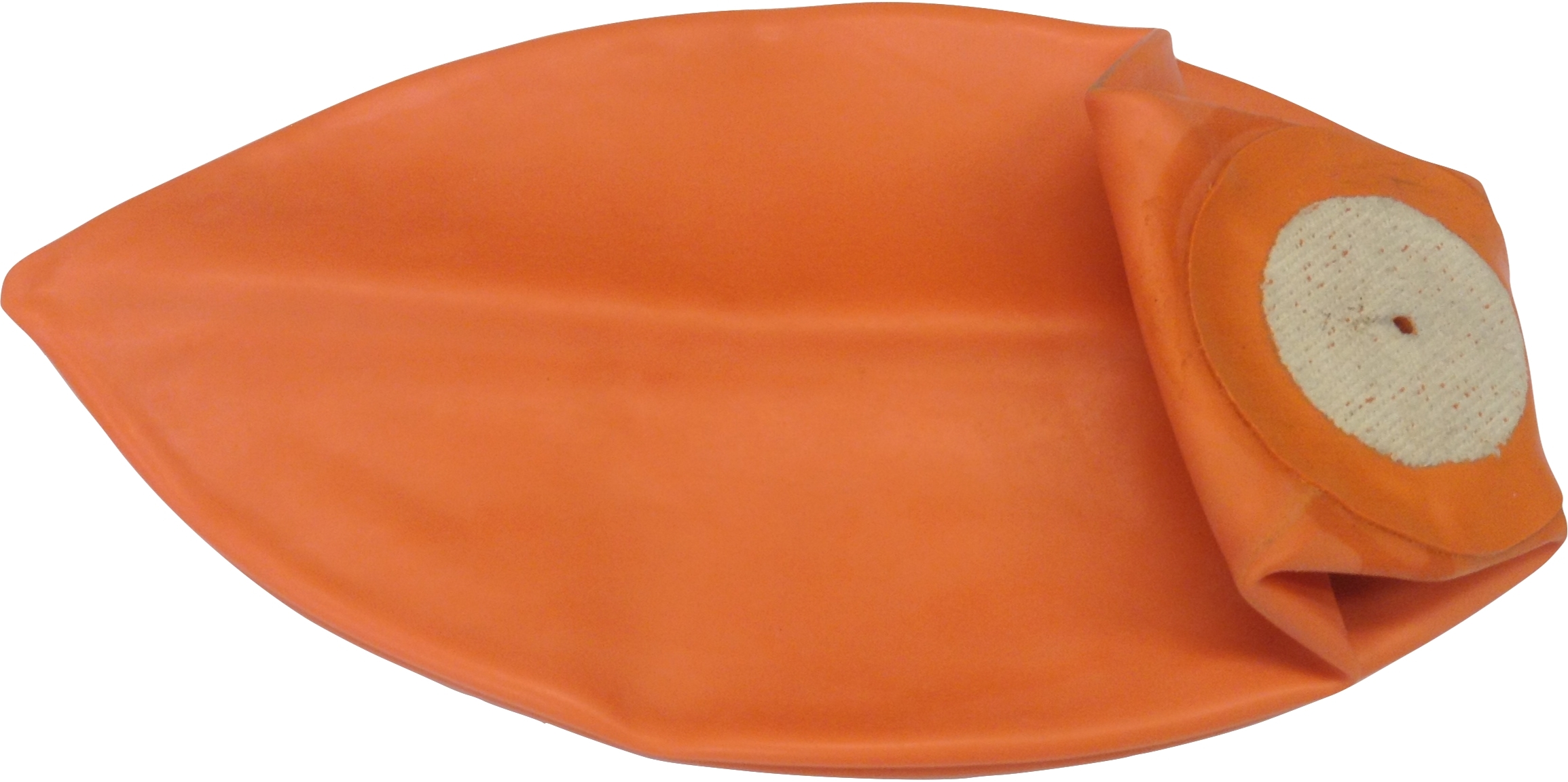 Ein orangener Schwimmflügel für Kinder in Nahaufnahme. Ideal für Sicherheit beim Schwimmen.