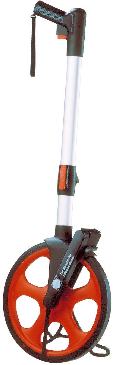 Messrad mit ergonomischem Griff, großem Rad und klappbarer Funktion zum einfachen Transport