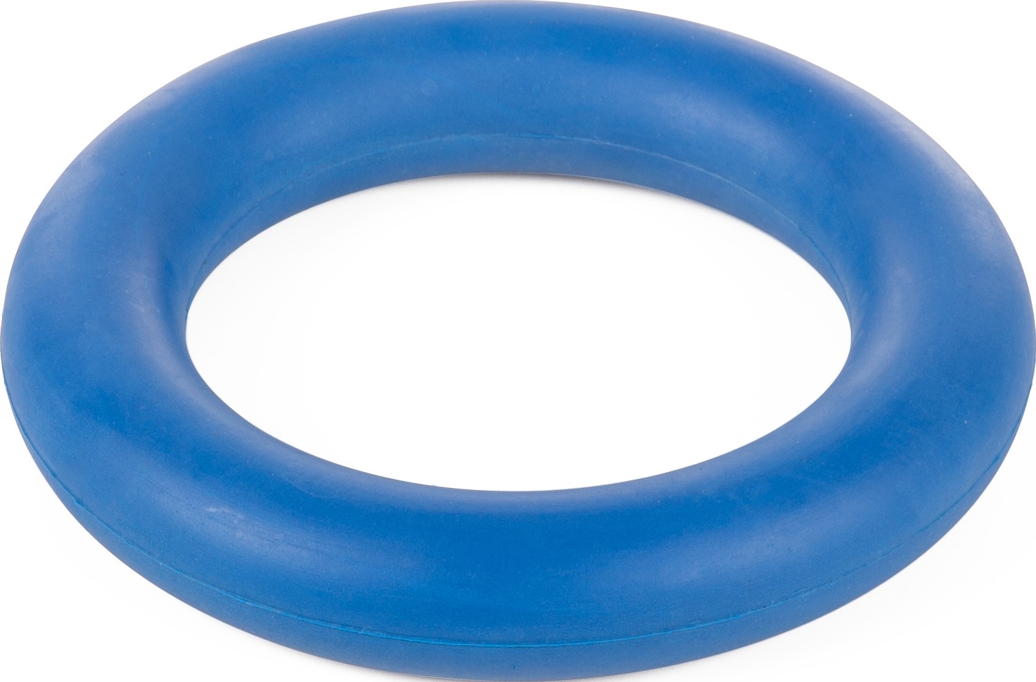 Blauer Gummiring zum Apportieren für Hunde, ideal für Spiel und Training