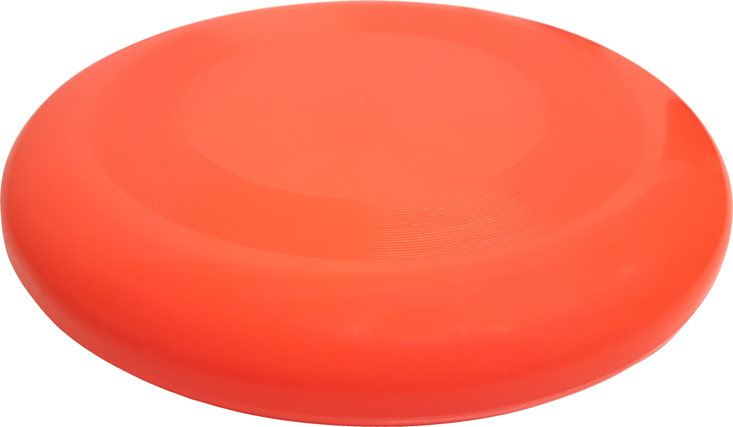 Rote Frisbee-Scheibe aus Kunststoff für Spiel und Spaß im Freien
