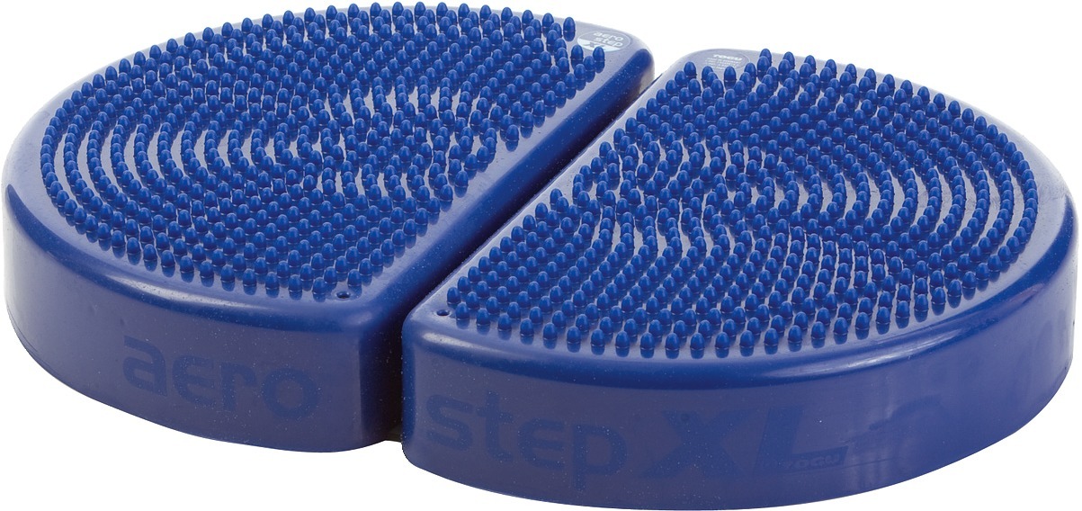 Balancekissen Aero Step XL, blau, mit Noppen, ideal für Fitness und Physiotherapie