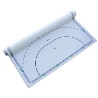 Eine Rolle Transferpapier mit aufgedruckter Schablone für Näharbeiten
