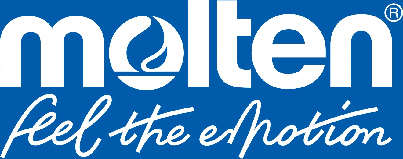Logo der Marke Molten mit dem Slogan 'feel the emotion'